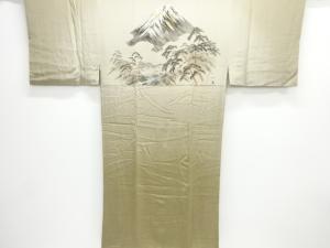 富士に松模様男物長襦袢（キングサイズ）